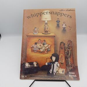 Whippersnappers Vol 8 Helan Barrick 1984 Folk Art Tole Painting Homespun